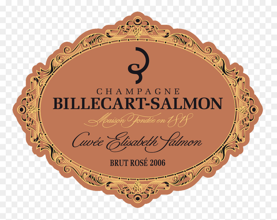 Billecart Salmon Label, Oval, Text, Hot Tub, Tub Free Transparent Png