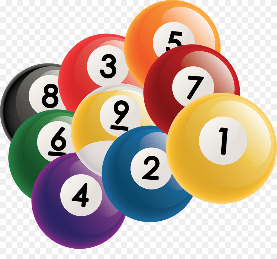 Billiard Ball Clipart Pool Tournament, Number, Symbol, Text Free Png Download