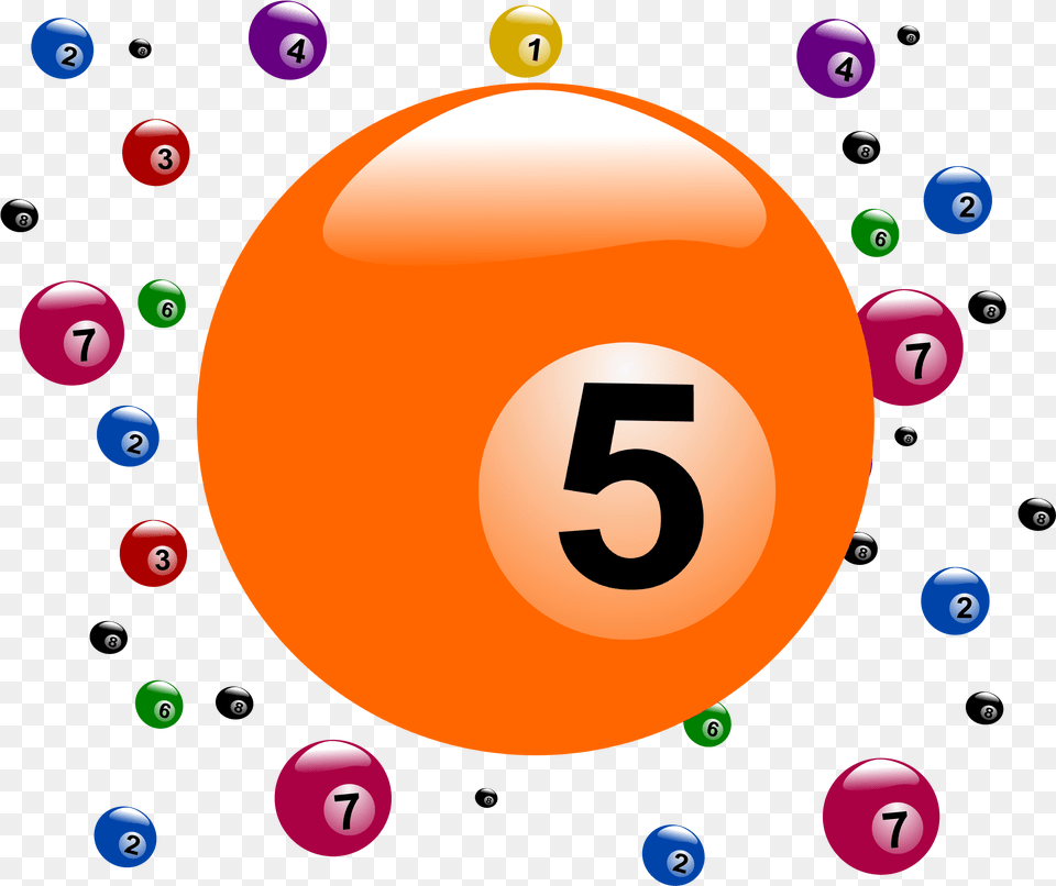 Billiard Clipart Cue Sports, Number, Symbol, Text, Disk Free Png
