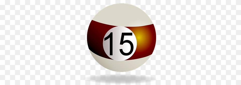Billiard Striped Ball Brown Sphere, Symbol, Text, Number Free Png Download