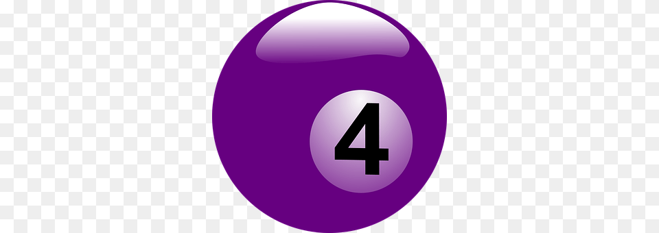 Billiards Purple, Sphere, Disk, Number Png
