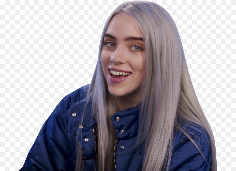 Billie Eilish Fans Meme, Happy, Blonde, Smile, Face Png