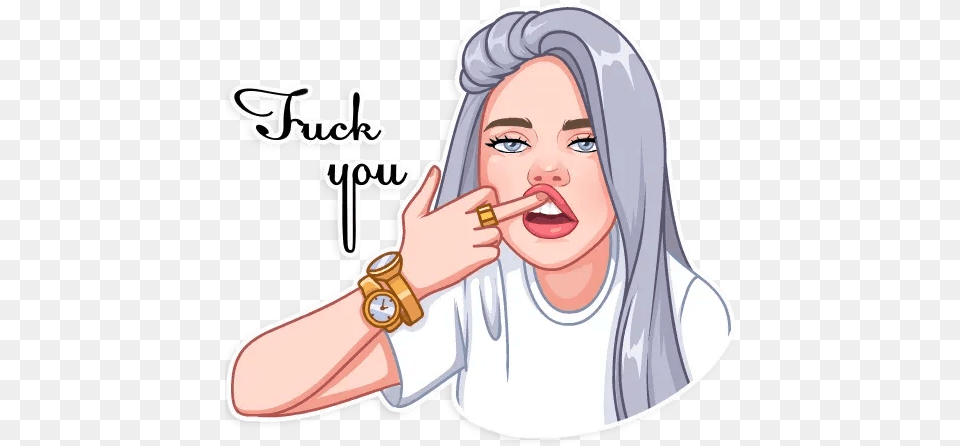 Billie Eilish Whatsapp Stickers Stickers Cloud In 2020 Billie Eilish Stickers Telegram, Adult, Person, Female, Woman Png