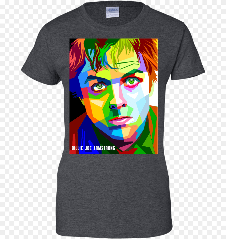 Billie Joe Amstrong In Wpap T Shirt Amp Hoodie Drink And I Know Things Rick, Clothing, T-shirt, Adult, Male Free Png