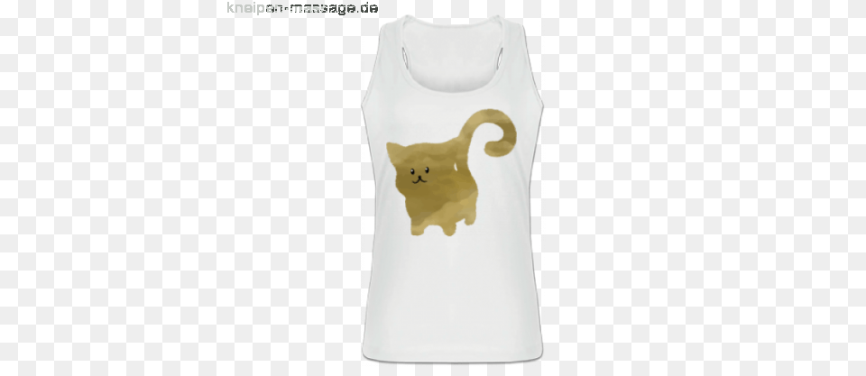 Billig Damen Watercolor Baby Kitten Tank Top Vertrieb Active Tank, Stain, Clothing, Tank Top, Animal Png