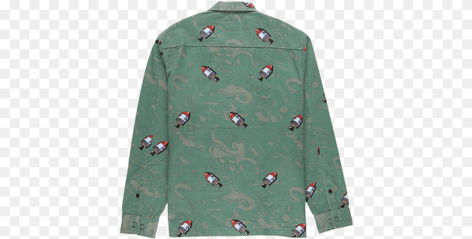 Billionaire Boys Club Space Long Sleeve Woven Shirt Button, Clothing, Coat, Jacket, Long Sleeve Free Png