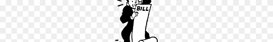 Bills Clip Art Worried About A Bill Clip Art, Text, Baby, Person Png