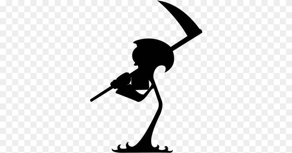 Billy And Mandy Images Grim Adventures Of Billy And Mandy Death, People, Person, Silhouette, Stencil Free Png Download