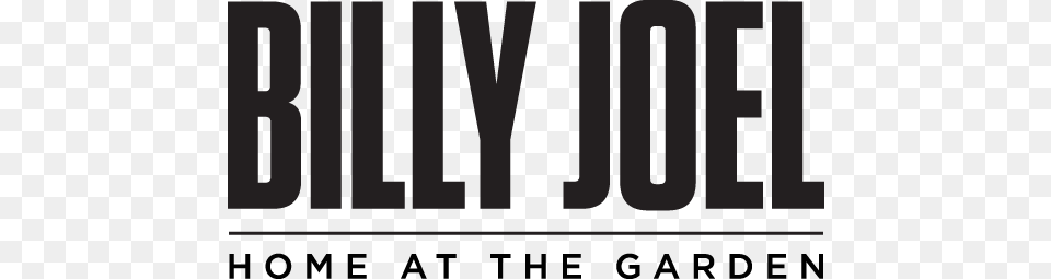 Billy Joel Logo Designs Billy Joel At The Garden, Text, License Plate, Transportation, Vehicle Free Transparent Png
