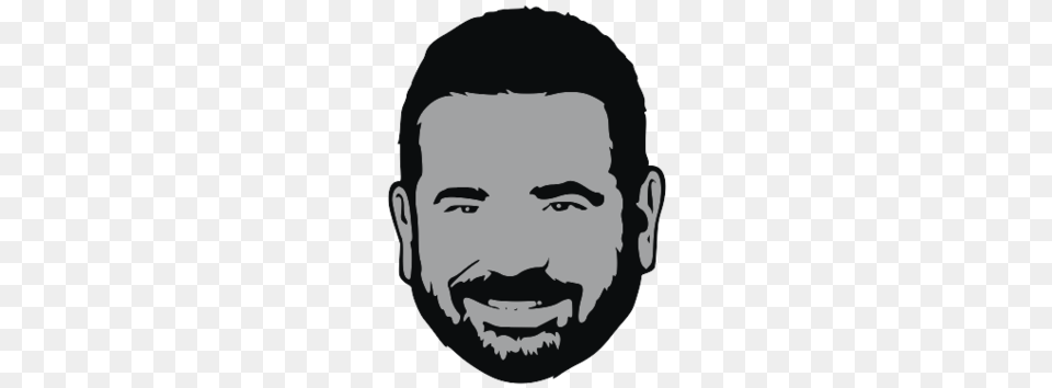 Billy Mays Stencil Image, Adult, Male, Man, Person Png