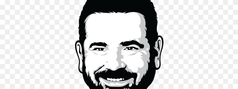 Billy Mays39 Ghost Billy Mays, Stencil, Adult, Head, Male Png Image