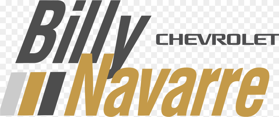 Billy Navarre Chevrolet Logo Transparent, Text, Publication Png Image