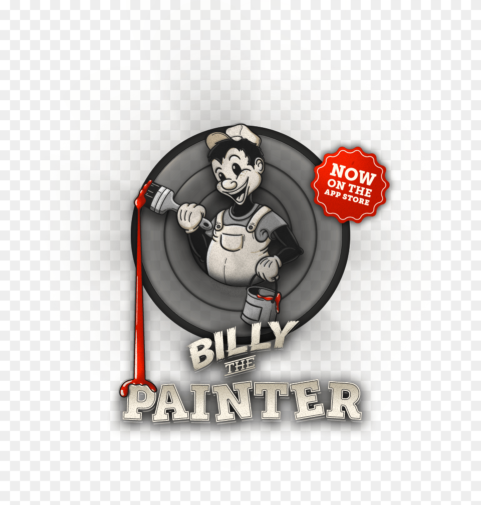 Billy The Painter Painting, Advertisement, Poster, Baby, Person Png