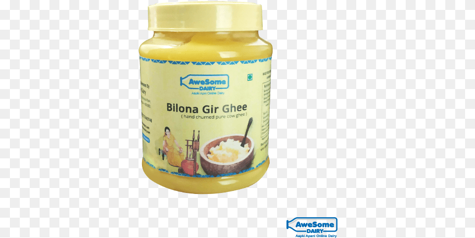 Bilona Gir A2 Cow Ghee 500 Grams Pure Ghee, Food, Mayonnaise Png