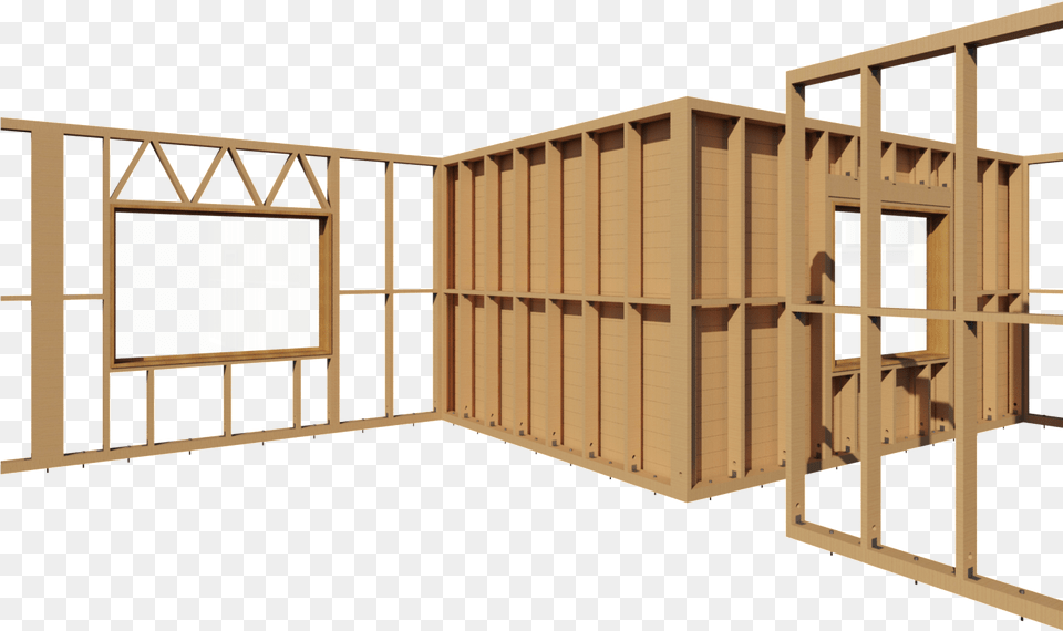 Bim Software The Wood Framing Wall Allows You To Solve Autodesk Revit, Plywood, Gate, Indoors, Interior Design Free Transparent Png