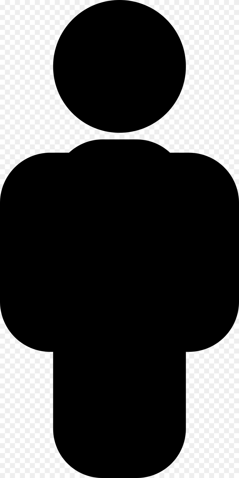 Bimetrical Icon Person Black, Gray Free Png Download