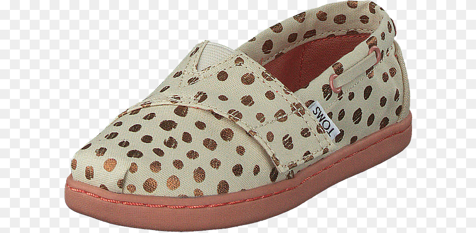 Bimini Tiny Rose Gold Dots Slip On Shoe, Clothing, Footwear, Sneaker, Pattern Png