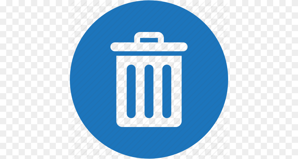 Bin Cancel Circle Delete Garbage Remove Trash Icon, Water, Architecture, Fountain Free Png