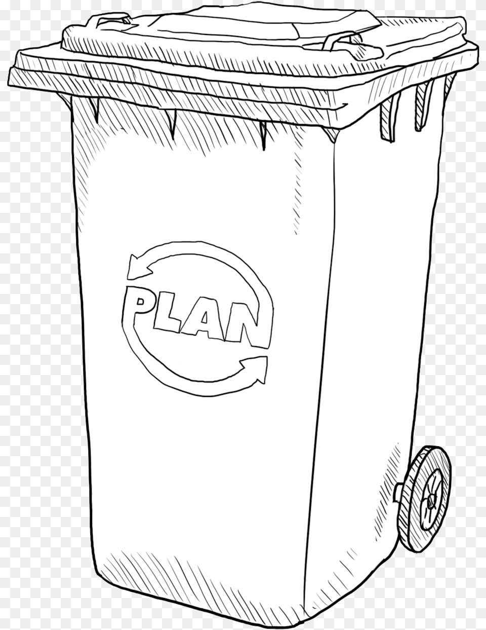 Bin Drawing, Tin, Can, Person, Trash Can Free Transparent Png