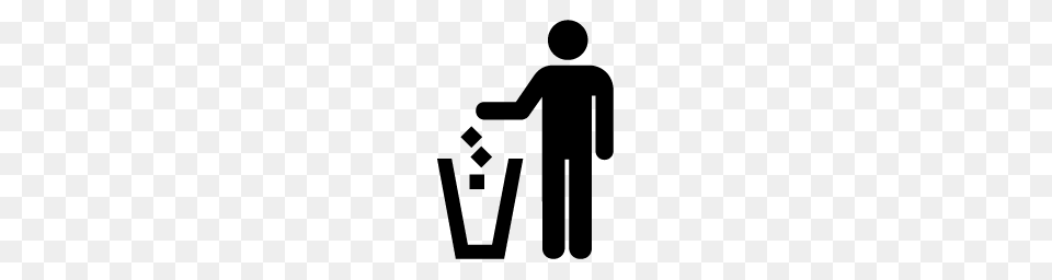 Bin Garbage Recycle Trash Icon, Blackboard Free Transparent Png