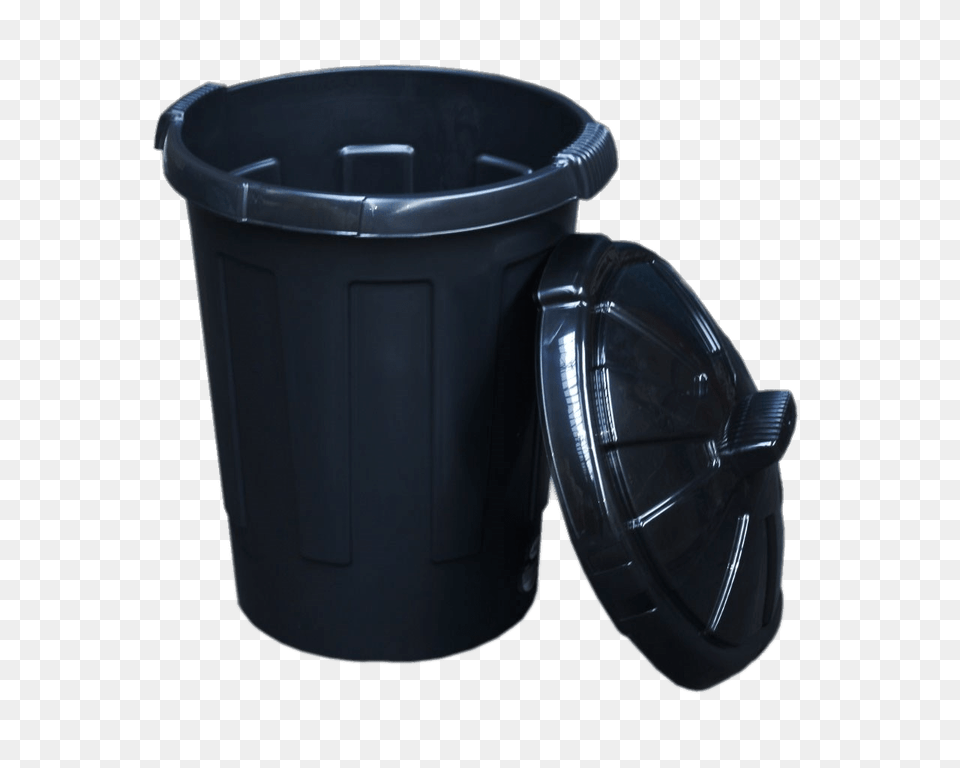 Bin Refuse Black Open, Tin, Can, Trash Can Png Image