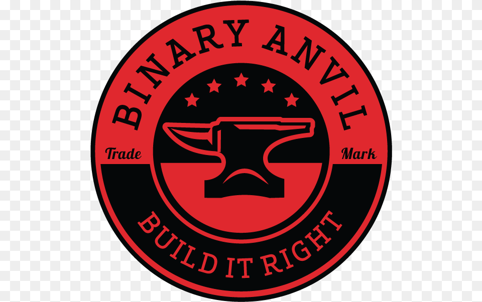 Binary Anvil Logo Primary Combination Anvil, Device, Symbol Png Image