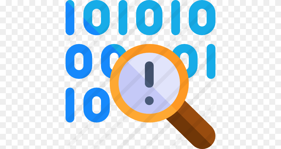 Binary Code, Text, Magnifying Free Png