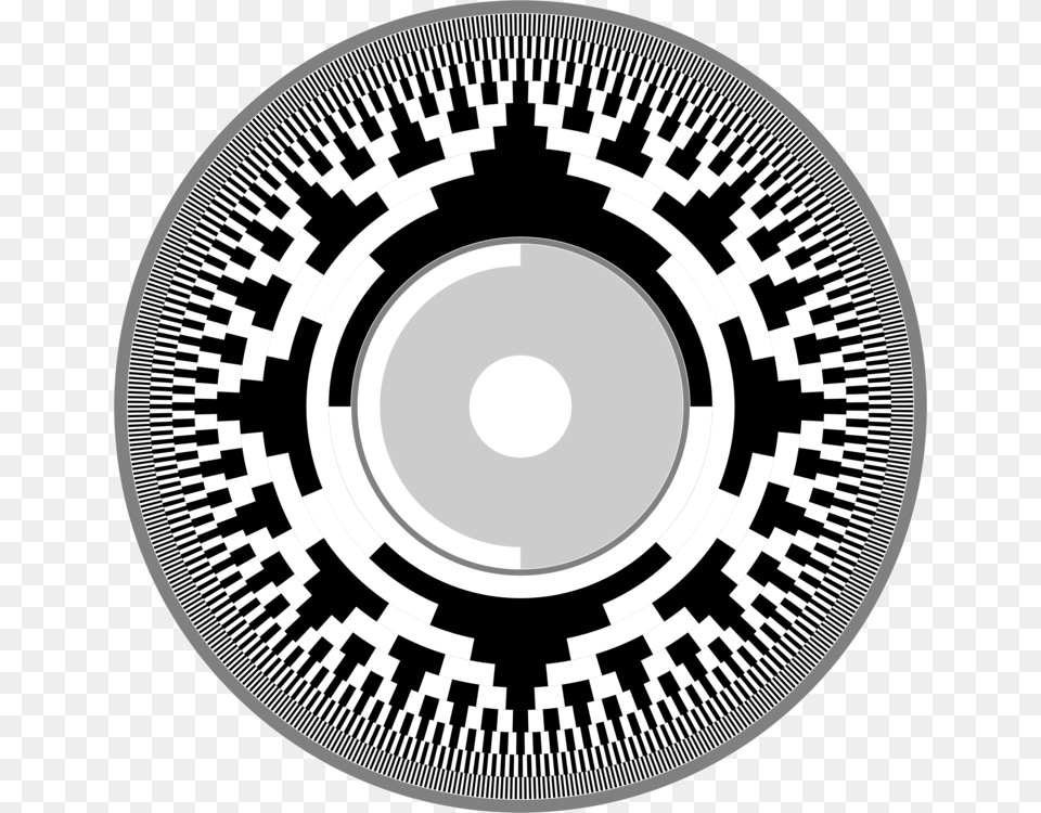 Binary Code Gray Code Wheel, Disk Free Png Download