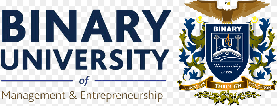 Binary New Binary Business School, Emblem, Symbol, Logo, Text Png