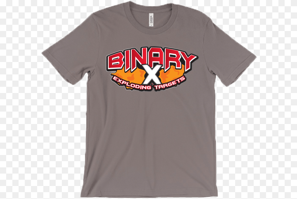 Binary X Exploding Target Logo T Shirt Active Shirt, Clothing, T-shirt Free Png