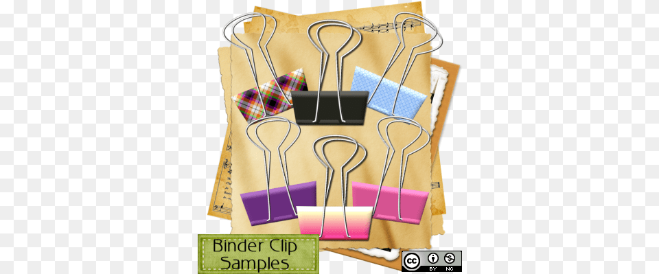 Binder Clip Samples Christmas Alpha Tubes, Cutlery, Spoon Free Png Download