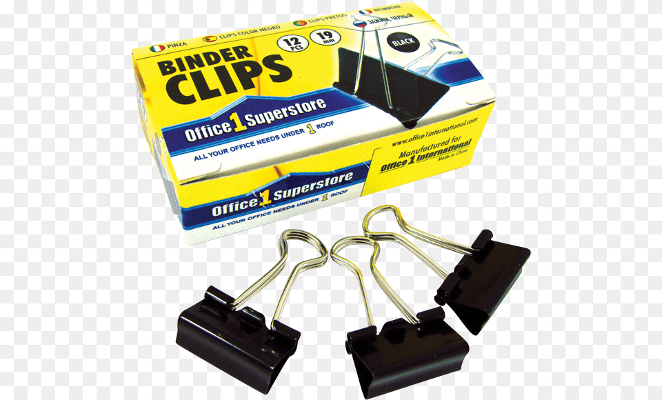 Binder Clips With Box, First Aid Free Png Download