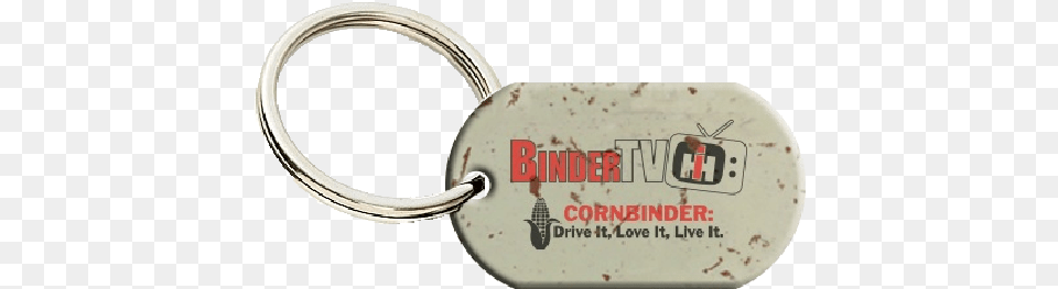 Binder Tv Cream Distressed Dogtag Keyringtitle Binder Keychain, Smoke Pipe Free Transparent Png