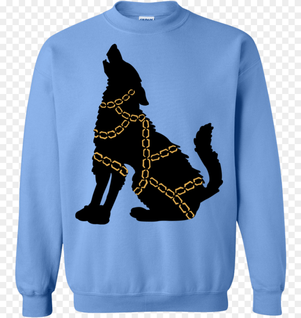 Binding Of Fenrir Crewneck Sweater, Sweatshirt, Clothing, Knitwear, Long Sleeve Free Transparent Png