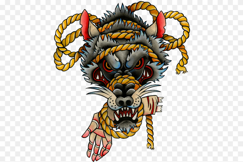 Binding Of Fenrir Tattoo Designs, Art, Electronics, Hardware, Animal Png Image