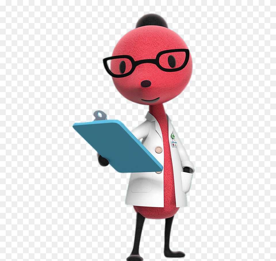 Bing Bunny Character Dr Molly, Clothing, Coat, Lab Coat, Person Free Png