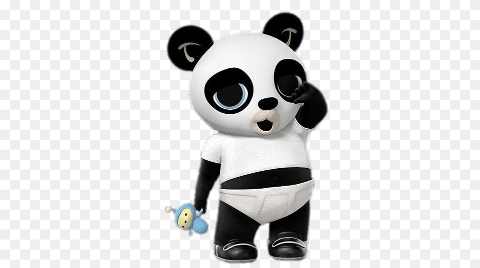 Bing Bunny Character Pando Is Tired, Plush, Toy, Mascot Png Image