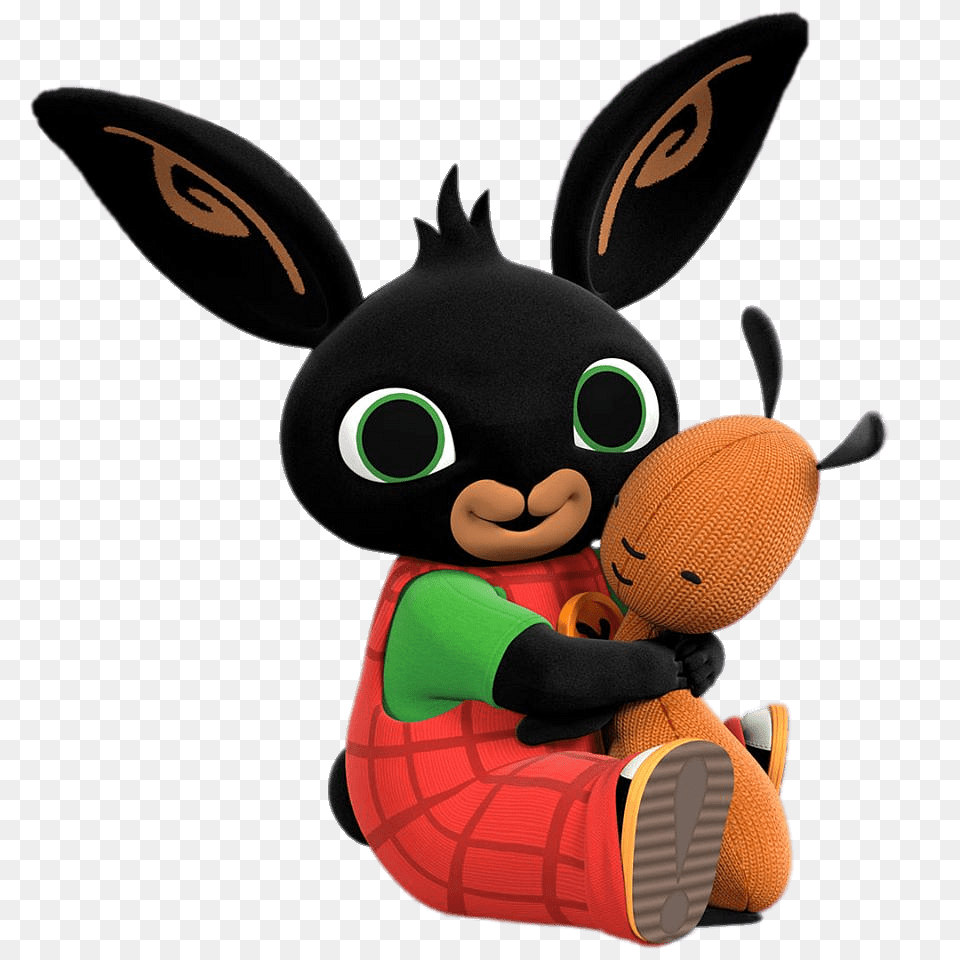 Bing Bunny Hugging Flop, Plush, Toy Png