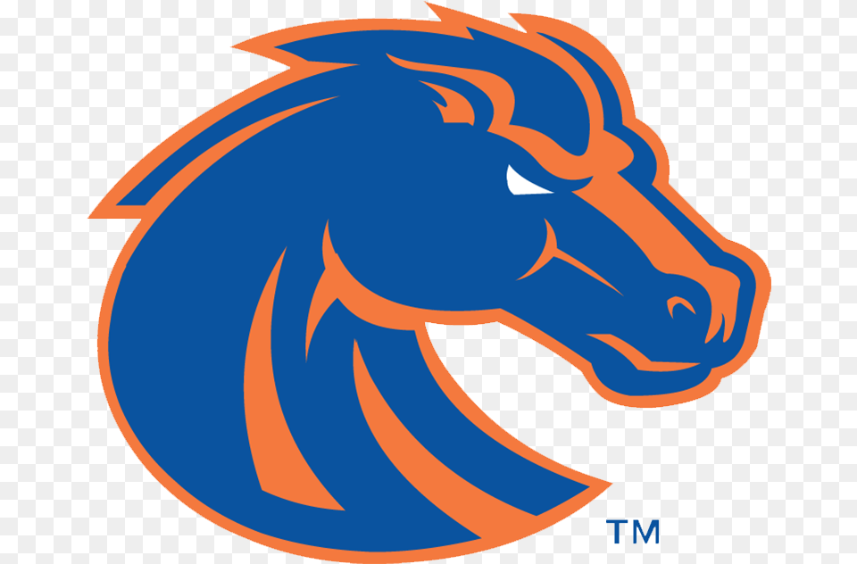 Binghamton Bearcats Logo Boise State Broncos Football, Animal, Horse, Mammal Png Image