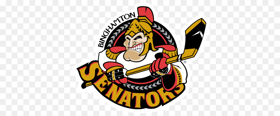 Binghamton Senators Logo, Face, Head, Person Free Png Download