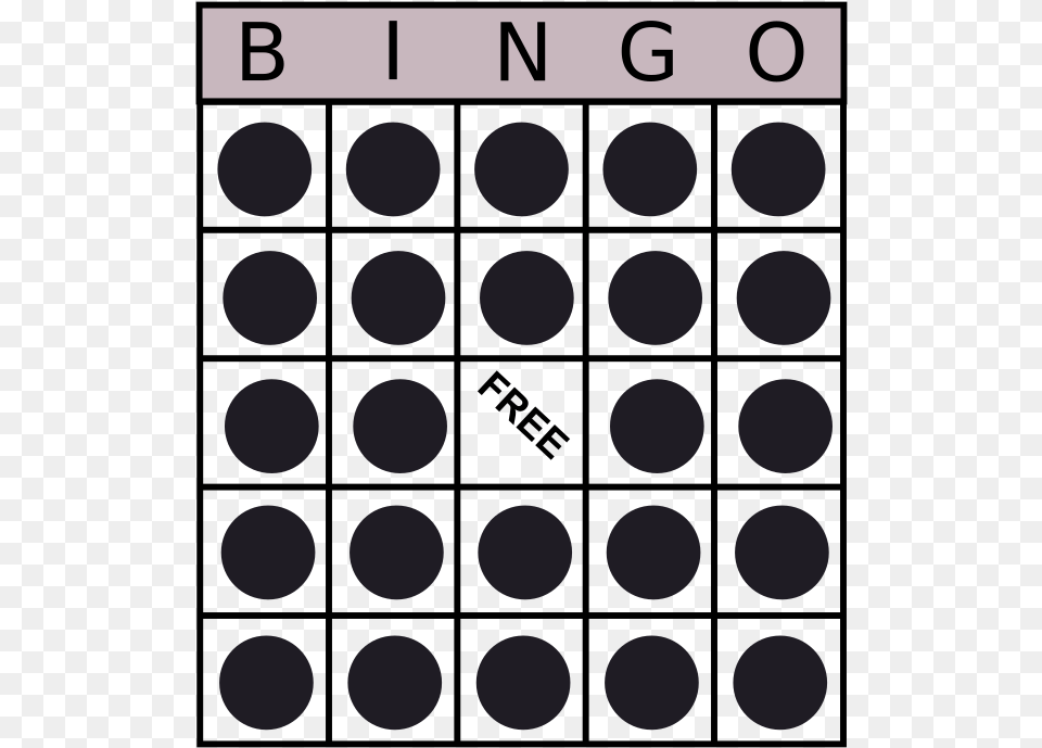 Bingo Card Bingo Card Transparent Background, Pattern, Polka Dot Free Png