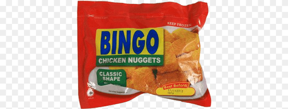 Bingo Chicken Nuggets Classic Shape 200g Snack, Food, Fried Chicken, Ketchup, Bread Free Png Download