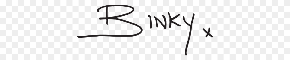 Binky My Years, Handwriting, Text Png Image