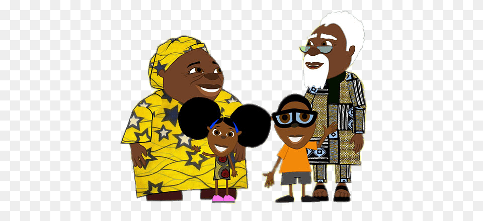Bino And Fino With Their Grandparents, Clothing, Coat, Baby, Person Free Transparent Png