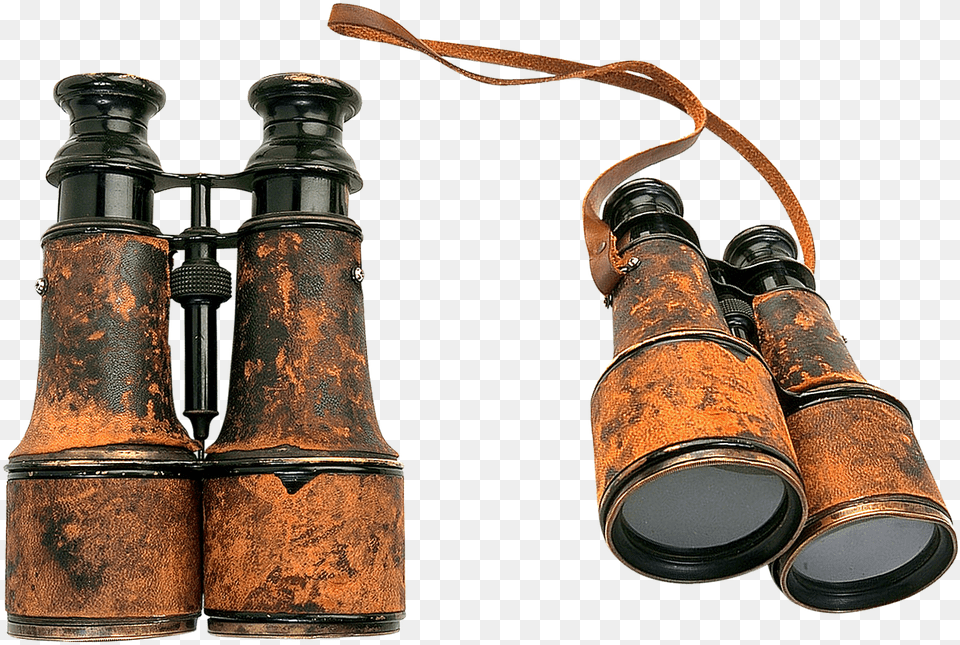 Binoculars Field Military Optics Appliance Old, Bottle, Shaker Free Transparent Png