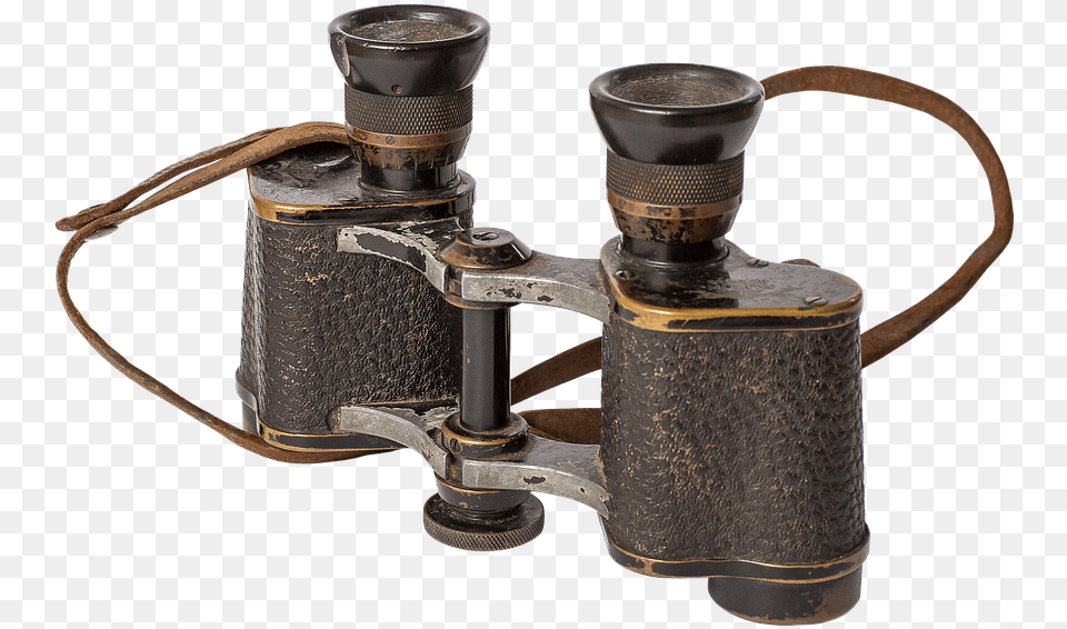 Binoculars Old Nostalgia Distant Vintage Binoculars, Smoke Pipe Free Png