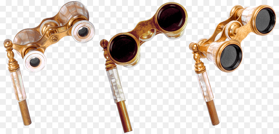 Binoculars Theatre Old Lenses Opera Lens Retro, Bronze, Smoke Pipe, Accessories, Goggles Free Transparent Png