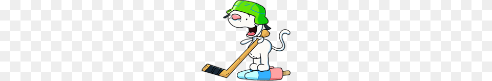 Binoo Playing Ice Hockey, Croquet, Sport Png
