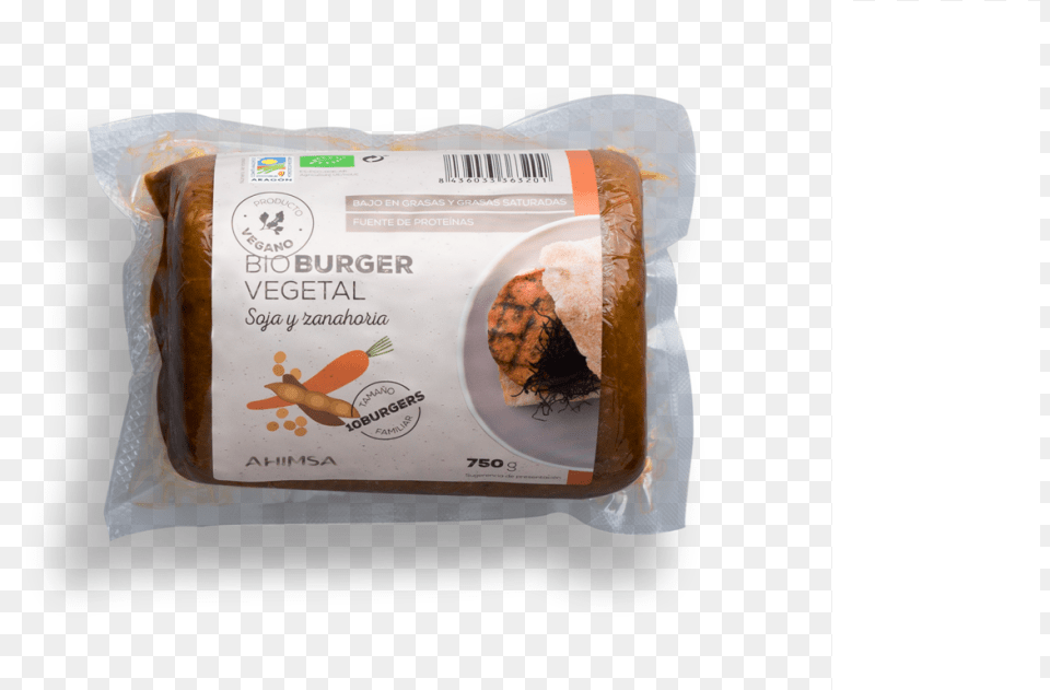 Bio Burguer Vegetal Soja Y Zanahoria 750gr Ahimsa Bio Burguer Vegetal Soja Y Zanahoria, Food, Lunch, Meal, Bread Png Image