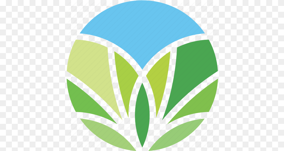 Bio Circle Eco Leaf Leaves Logo Circle, Sphere, Plant Free Transparent Png